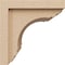 Ekena Millwork 9"W x 9"D x 9"H Wide Warren Rough Cedar Woodgrain TimberThane Corbel, Primed Tan CORUR09X09X09WARRCPR - alternate 2